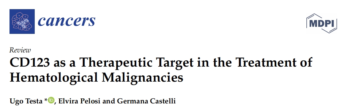 CD123作为血液系统恶性肿瘤的治疗靶点