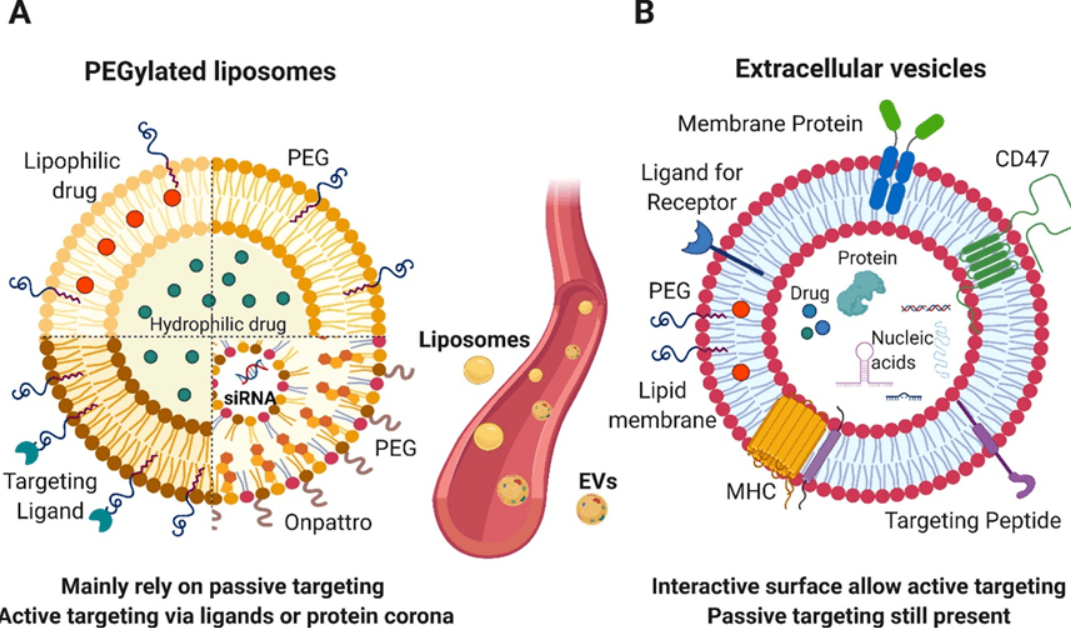 脂质体的给药途径 脂质体药物应用于多领域