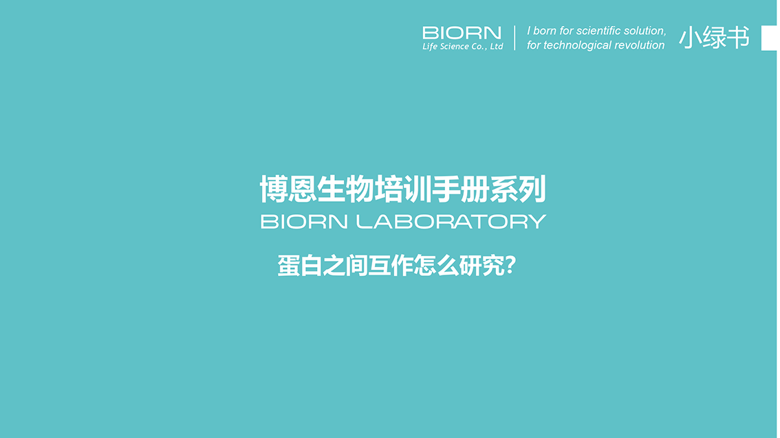 蛋白之间结合互作怎么研究？