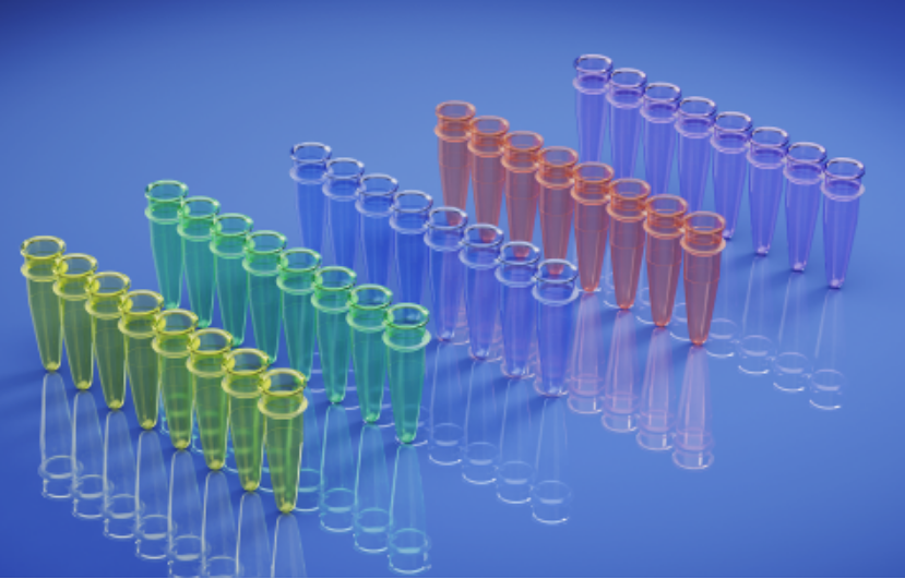 0.1ml彩色八连排/彩色八联管 配光学平盖