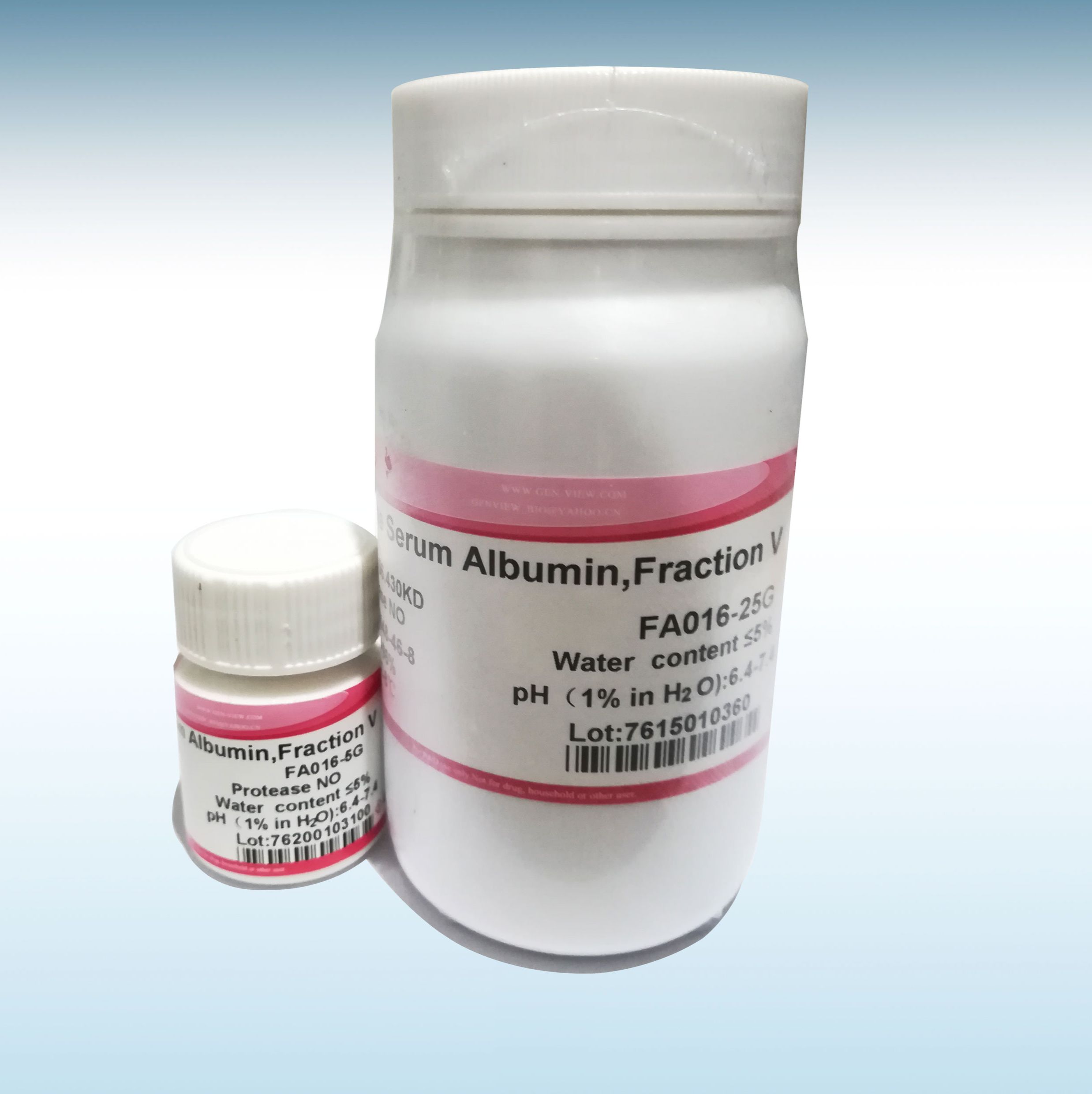 Genview试剂  Albumin,fraction V  牛血清白蛋白组份五试剂  FA016