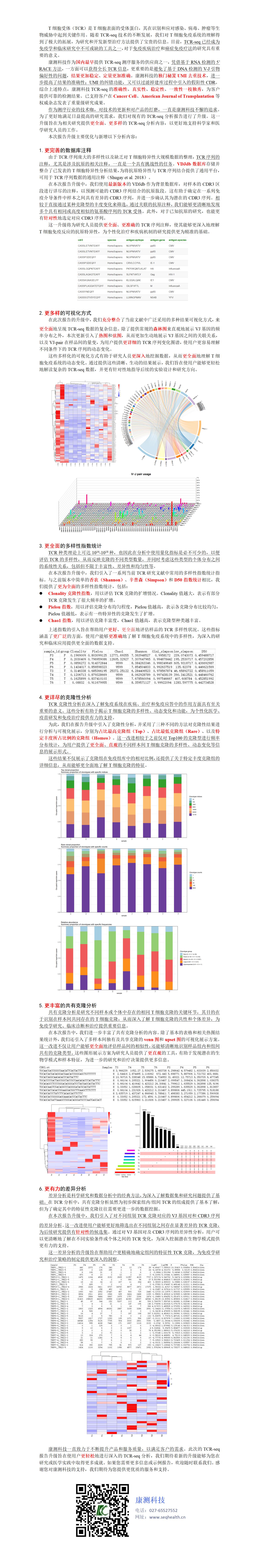 康测科技TCR-seq分析报告升级