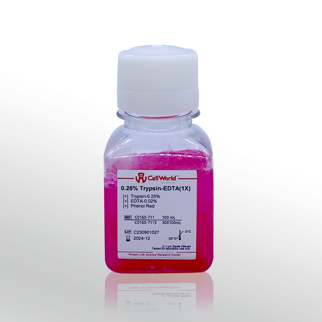 胰蛋白酶-EDTA消化液 C0160-711 100ml
