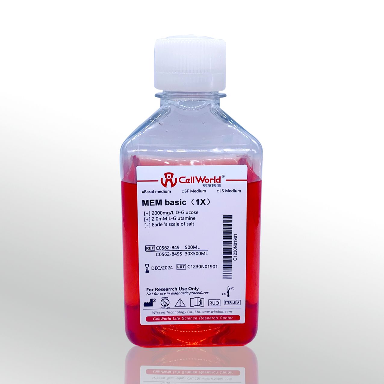 CellWorld  MEM培养基 C0562-849