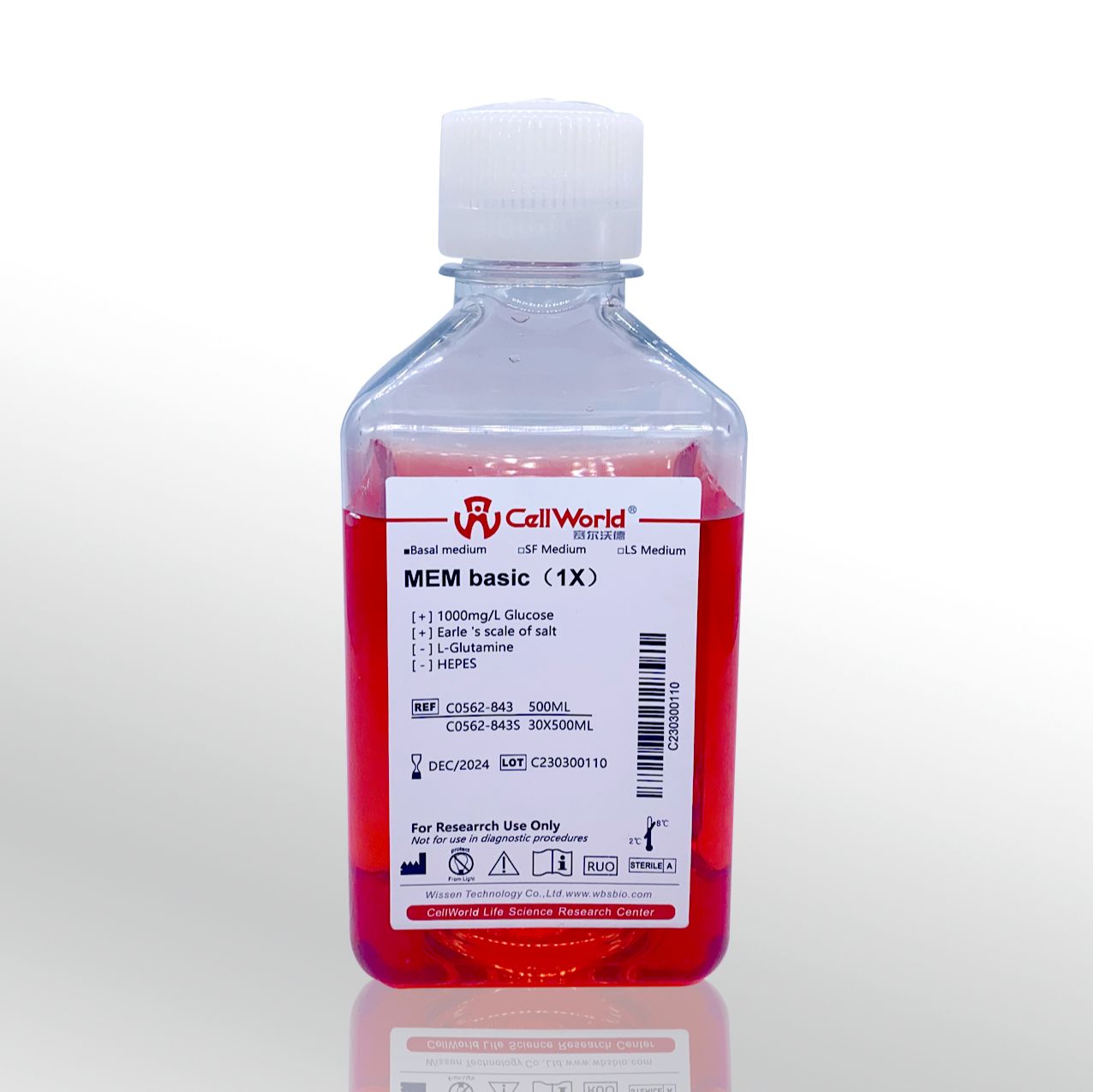 CellWorld  MEM培养基 C0562-843
