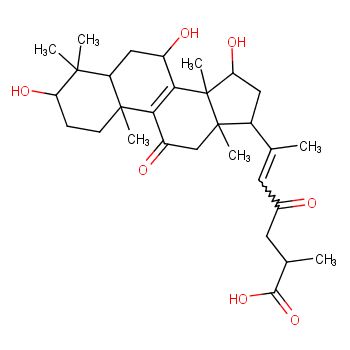 灵芝烯酸C|Ganoderenic acid C|CAS：100665-42-7