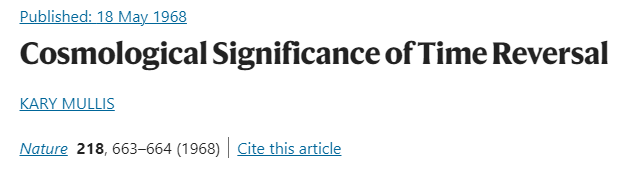 一位化学博士的开车奇遇，竟让整个生命科学界迎来转折，他还因此得了诺奖