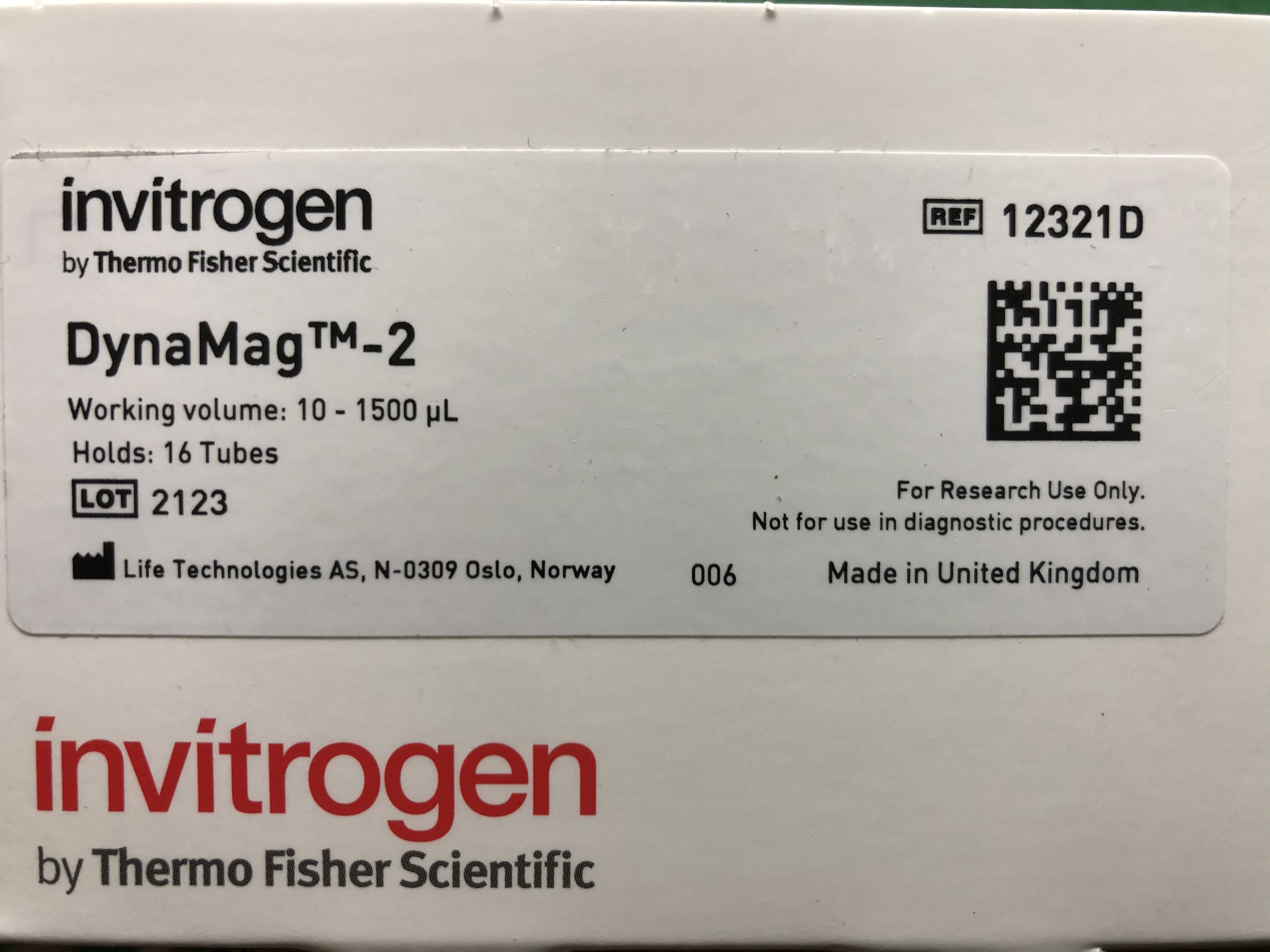 Invitrogen货号12321D现货DynaMag™-2