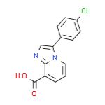 3-(4-氯苯基)咪唑并[1,2-A]吡啶-8-羧酸