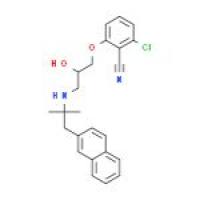 2-氯-6-[(2R)-3-[[1,1-二甲基-2-(2-萘基)乙基]氨基]-2-羟基丙氧基]苯腈