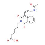 6-(4-乙酰胺-1,8-萘二甲酰亚胺基)己酸