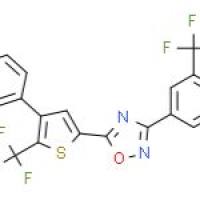 5-[4-苯基-5-(三氟甲基)-2-噻吩基]-3-[3-(三氟甲基)苯基]-1,2,4-恶二唑