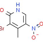 3-溴-4-甲基-5-硝基吡啶-2-醇