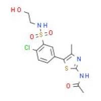 N-[5-[4-氯-3-[[(2-羟基乙基)氨基]磺酰基]苯基]-4-甲基-2-噻唑基]乙酰胺