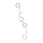 5-[4-[2-(4-吗啉基)乙氧基]苯基]-N-(苯基甲基)-2-吡啶乙酰胺