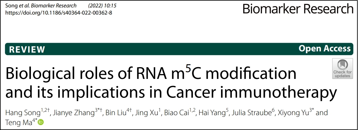区文章收入囊中，m5C修饰与翻译之间斩不断的缘分