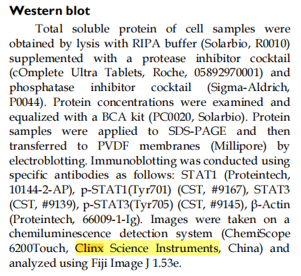 文献盘点| 2023年度Clinx勤翔助力生命科学研究部分已发表文献