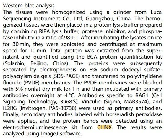 文献盘点| 2023年度Clinx勤翔助力生命科学研究部分已发表文献