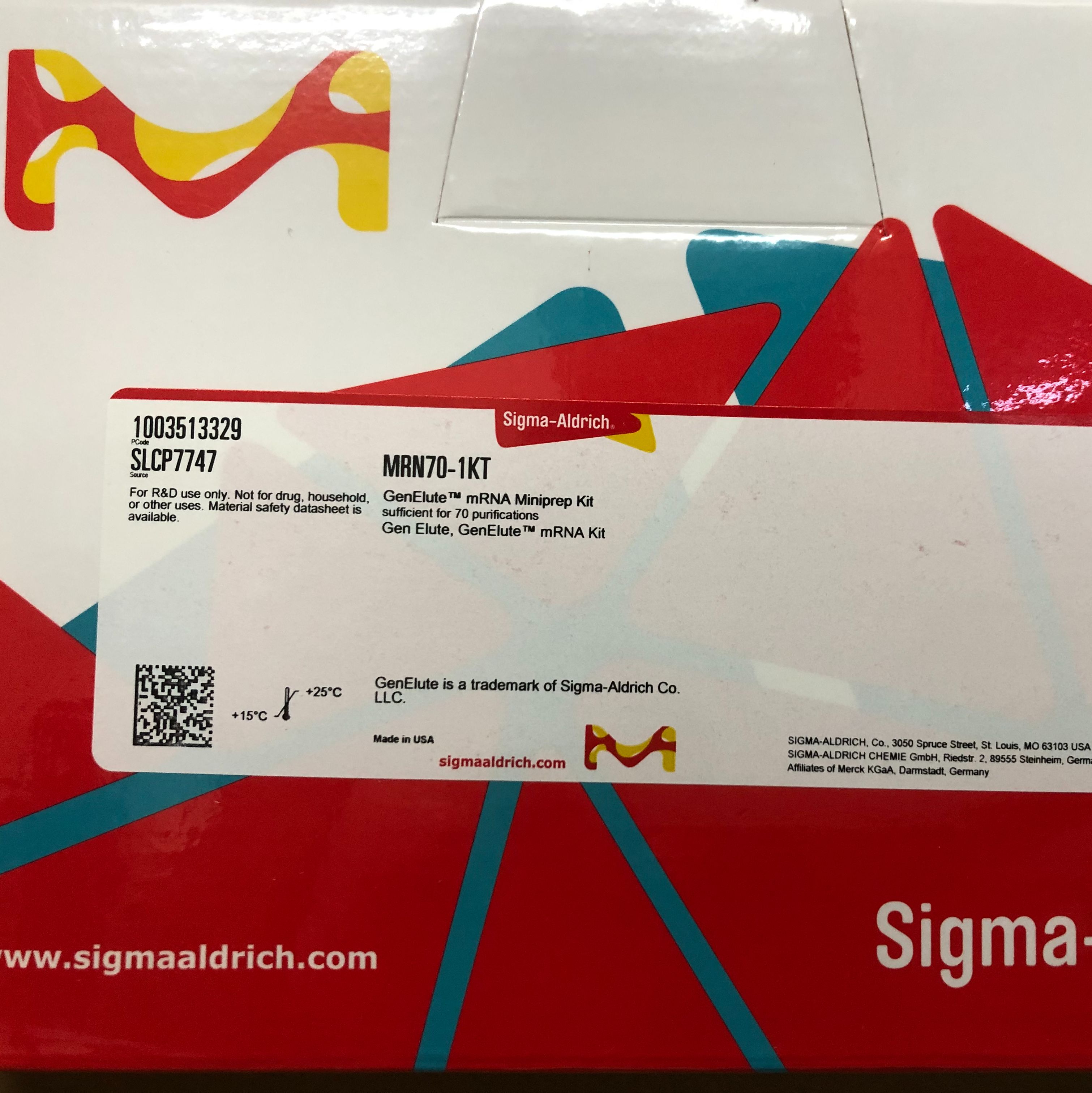 Sigma货号MRN70-1KT现货GenElute™ mRNA小量制备试剂盒13611631389上海睿安生物