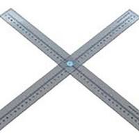 十字嵌铅刻度米尺(铅尺) KR019