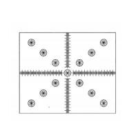 YZP1732F1 头影放大率一致性测试卡