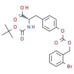 N-叔丁氧羰基-O-(2-溴苄氧羰基)-L-酪氨酸
