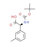 (S)-2-((叔丁氧基羰基)氨基)-2-(间甲苯基)乙酸