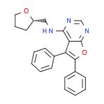 5,6-二苯基-N-[[(2S)-四氢-2-呋喃基]甲基]呋喃并[2,3-D]嘧啶-4-胺