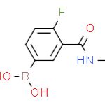 4-氟-3-(甲基氨甲酰基)苯基硼酸
