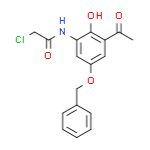 N-(3-乙酰基-5-(苄氧基)-2-羟基苯基)-2-氯乙酰胺