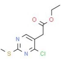 4-氯-2-甲基硫代-5-嘧啶乙酸乙酯