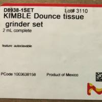 Sigma货号D8938-1SET组织研磨套装KIMBLE Dounce上海睿安生物13611631389