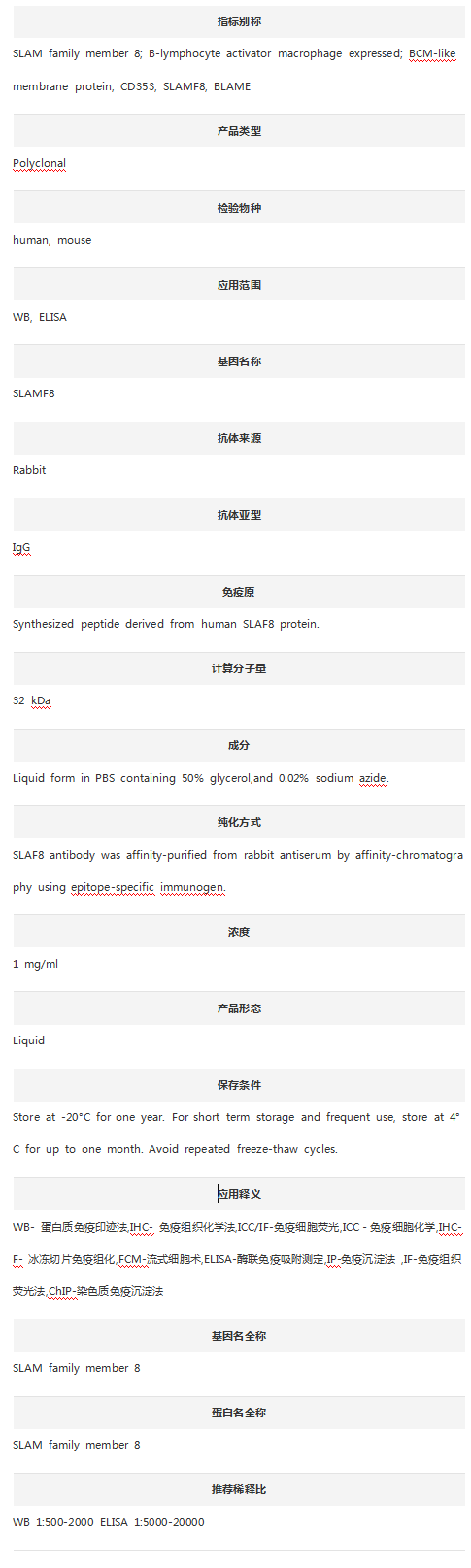 Anti-SLAMF8 Antibody