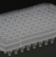 96孔荧光定量PCR板，200 μl磨砂，半裙边，单切角（A12）