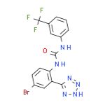 1-(4-溴-2-(1H-四唑-5-基)苯基)-3-(3-(三氟甲基)苯基)脲