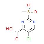 5-氯-2-(甲基磺酰基)嘧啶-4-羧酸
