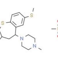 1-甲基-4-(8-(甲硫基)-10,11-二氢二苯并[b,f]thiepin-10-基)哌嗪甲磺酸盐