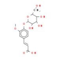 (E)-4-羟基-3-甲氧基肉桂酸4-O-β-D-吡喃葡萄糖苷