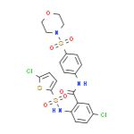 5-氯-2-(5-氯噻吩-2-磺酰基氨基)-N-(4-(吗啉-4-磺酰基)苯基)苯甲酰胺