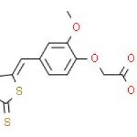 2-(2-甲氧基-4-((4-氧代-2-硫代噻唑烷-5-亚基)甲基)苯氧基)乙酸乙酯