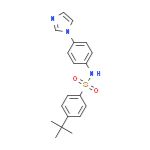 4-(1,1-二甲基乙基)-N-(4-(1H-咪唑-1-基)苯基)苯磺酰胺