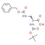 N-[叔丁氧羰基]-3-[[苄氧羰基]氨基]-D-丙氨酸