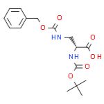 N-[叔丁氧羰基]-3-[[苄氧羰基]氨基]-D-丙氨酸