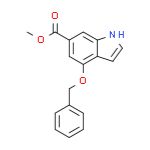 4-(苄氧基)-1H-吲哚-6-甲酸甲酯