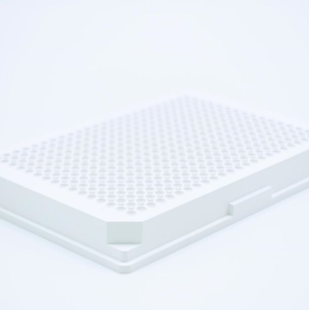 KeyTec® 384-Well White Flat Low-Volume Microplates, PS, Solid, Non-treated, No lid