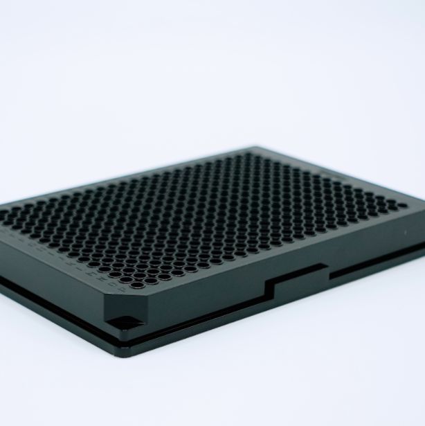 KeyTec® 384-Well Black Flat Low-Volume Microplates, PS, Solid, Non-treated, No lid