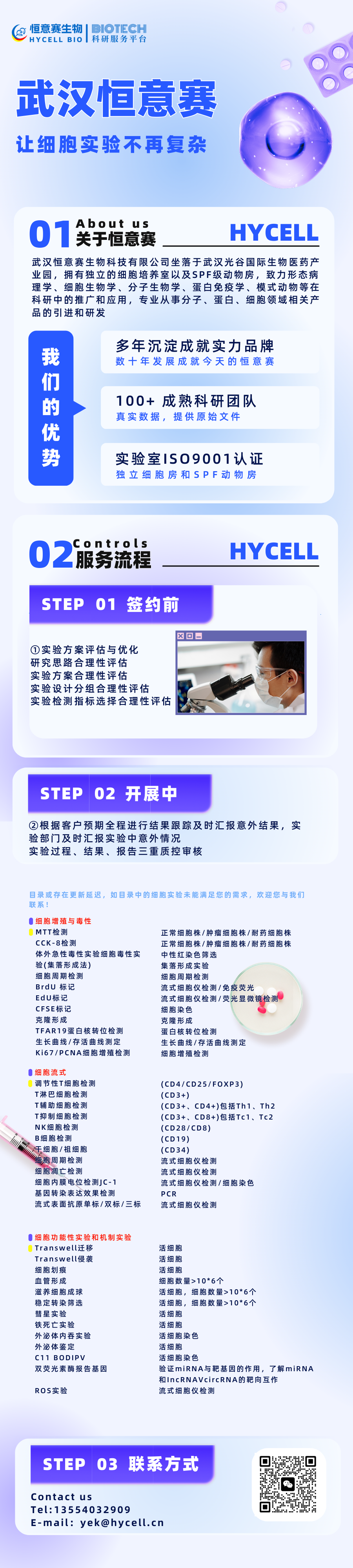 细胞实验/整体实验课题服务/国家自然科学基金，省级、市级各项