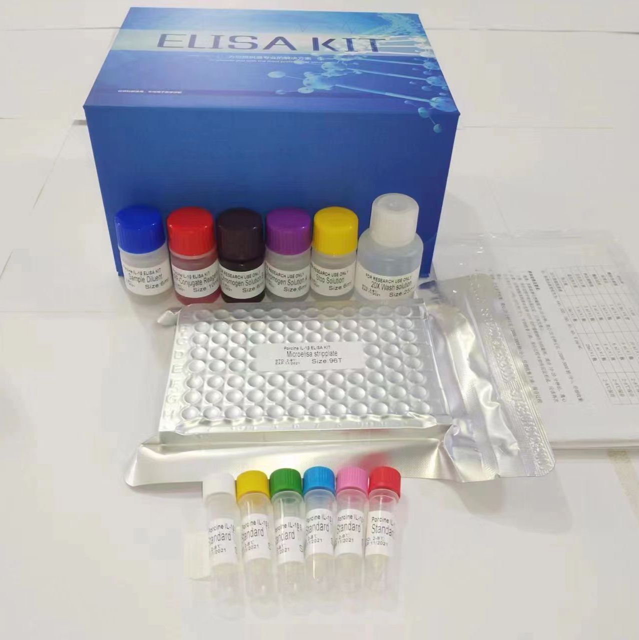 大鼠白细胞介素23(IL-23)酶联免疫吸附测定试剂盒 Rat IL-23(Interleukin 23) ELISA Kit