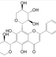 芹菜素-6-C-α-L-吡喃阿拉伯糖-8-C-β-D-吡喃木糖苷677021-30-6