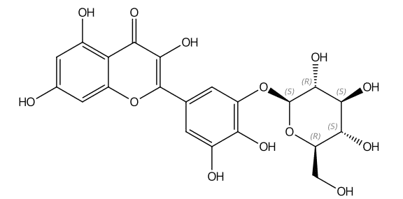 杨梅素-3'-O-β-D-葡萄糖苷520-14-9